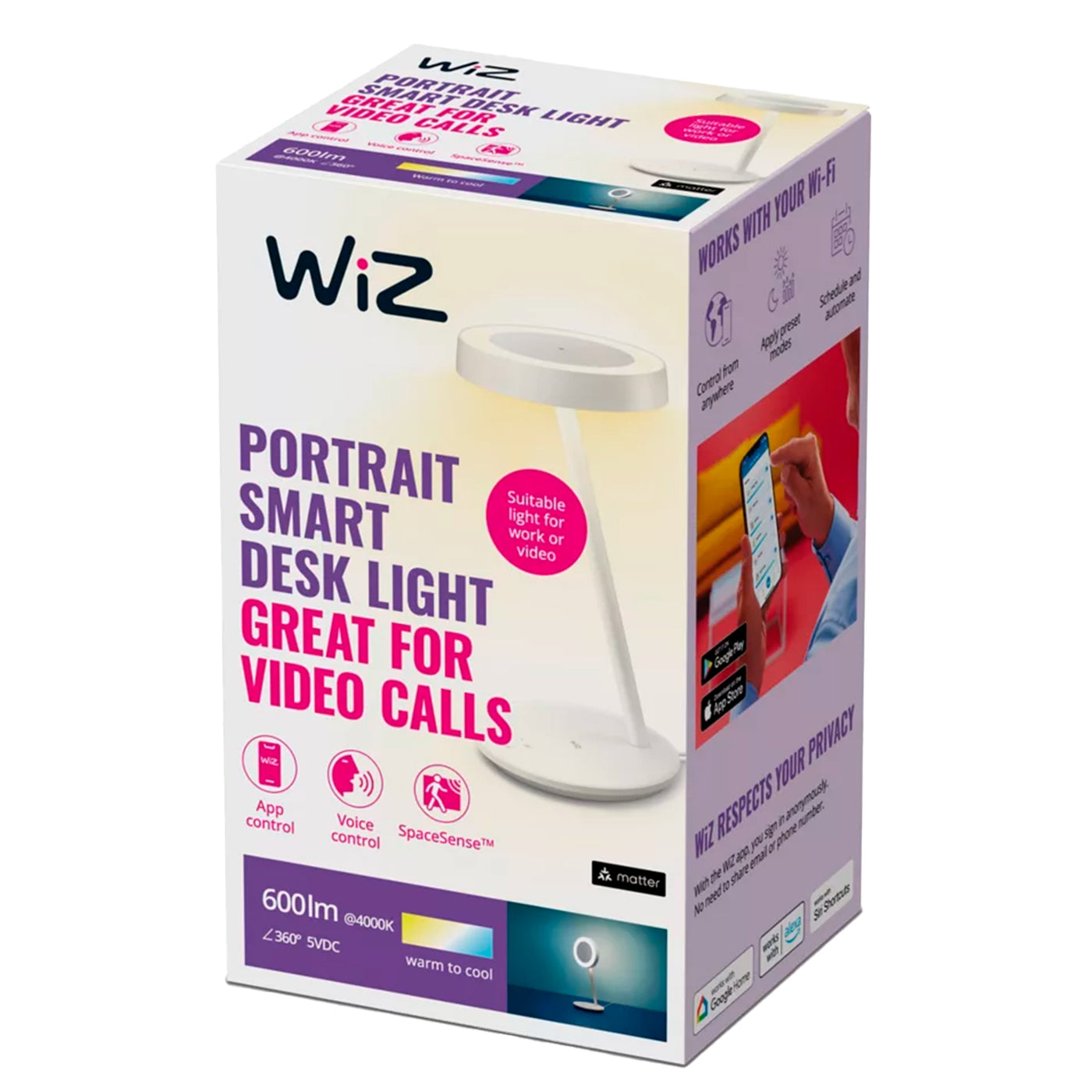 Lámpara de escritorio Portrait  WIZ - Achorao