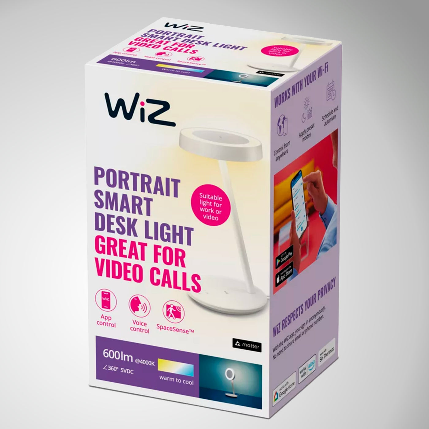 Lámpara de escritorio Portrait  WIZ - Achorao