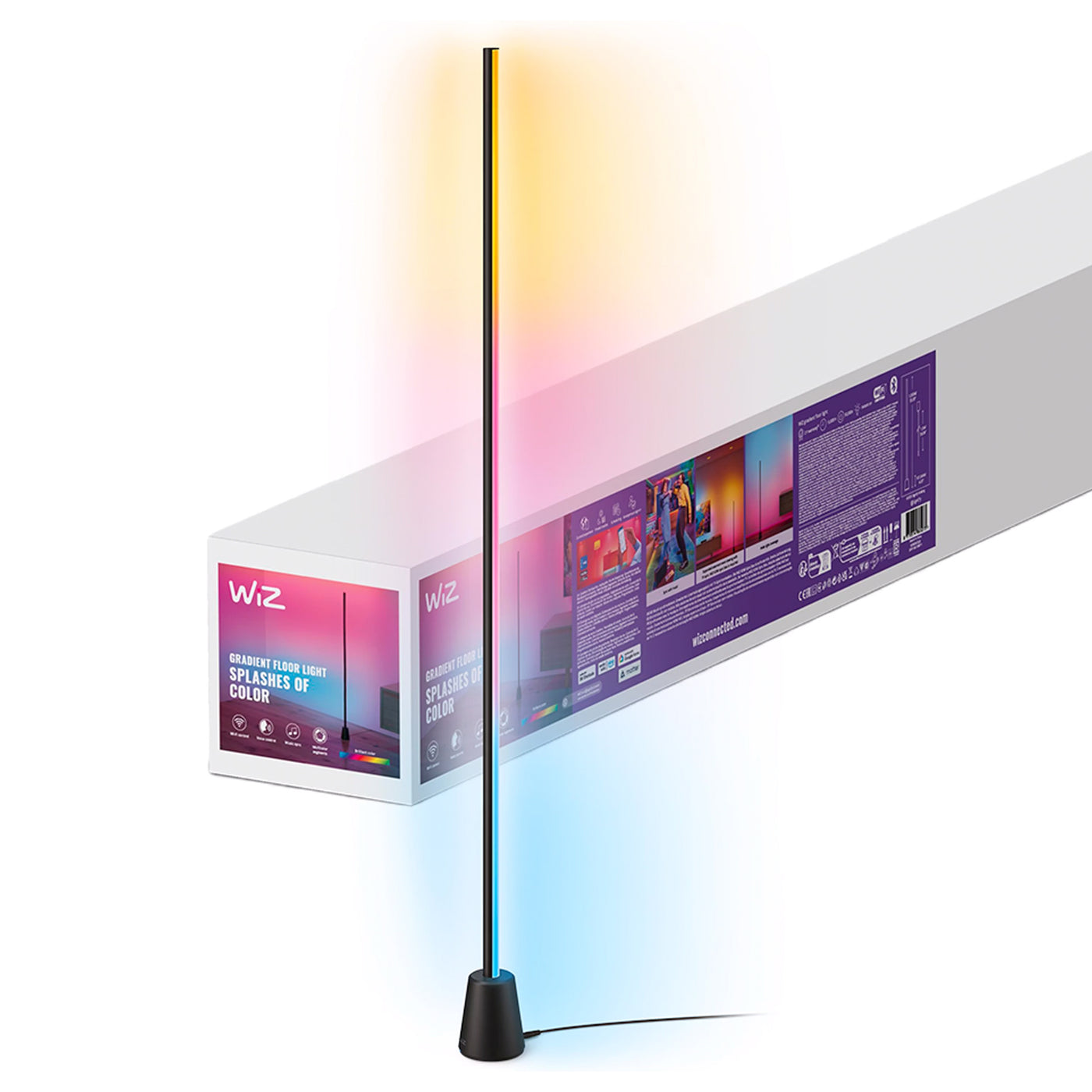 Lámpara de piso Wiz Bar 1.4m RGBIC EU - Achorao