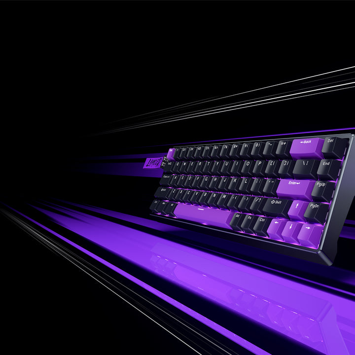 Teclado mecánico gamer MACHENIKE LANCER 68 Pro, Switch magnético, Inglés