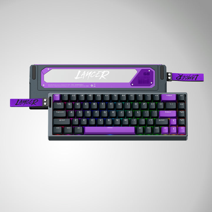 Teclado mecánico gamer MACHENIKE LANCER 68 Pro, Switch magnético, Inglés