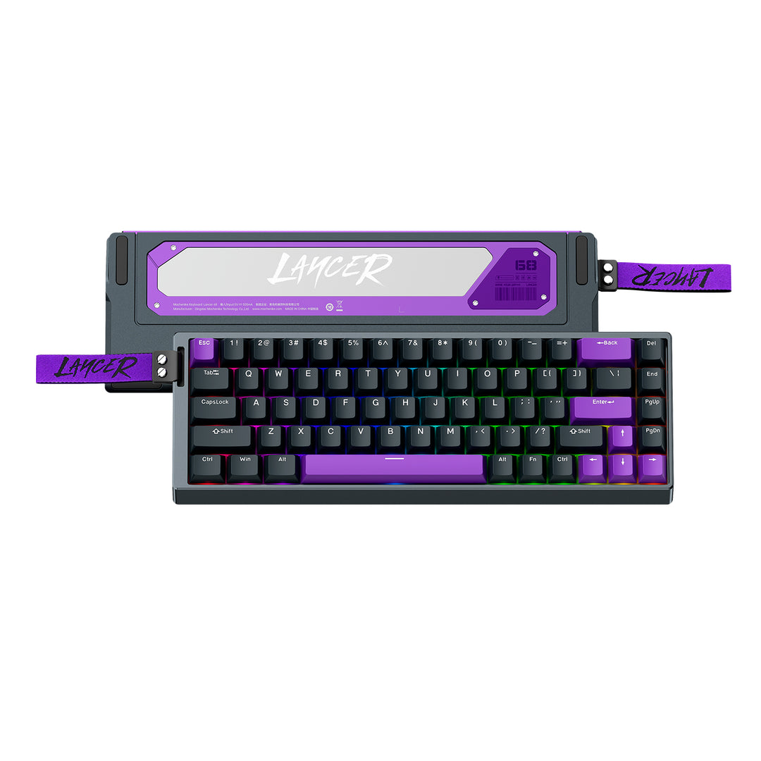 Teclado mecánico gamer MACHENIKE LANCER 68 Pro, Switch magnético, Inglés
