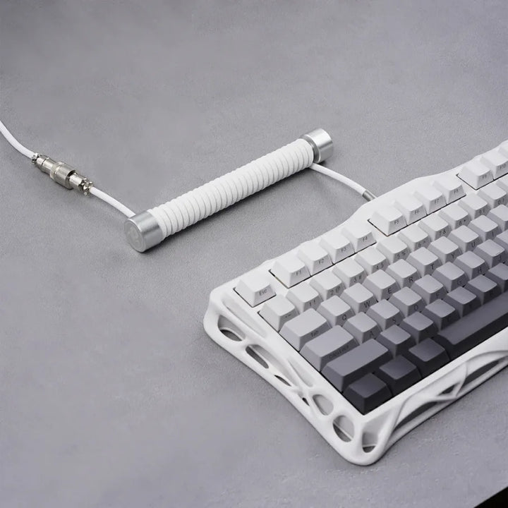 Cable USB-C GravaStar coiled aviator trenzado para teclado mecánico паалийәт