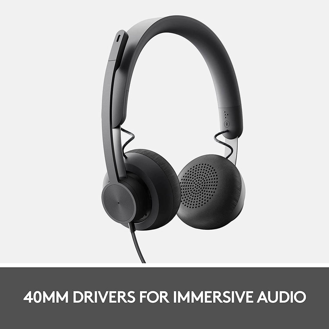 Audifonos Logitech Zone Wired Cancelación de Ruido Multimedia - Achorao