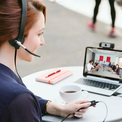 Audífonos c/micro Logitech B2B H650E USB Estéreo - Achorao