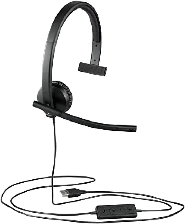Audifonos c/ Microfono H570E MONO USB Plug and Play - Achorao