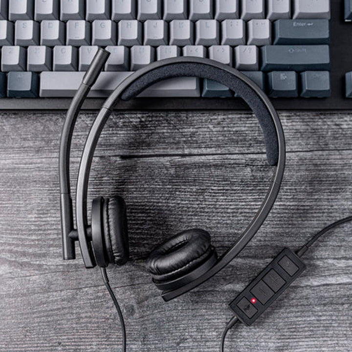 Audifonos c/ Microfono H570E USB estereo Plug and Play - Achorao