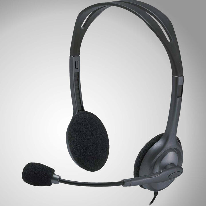 Audífonos c/ Micrófonos H111 Oficina / Call Center  Plug and Play - Achorao