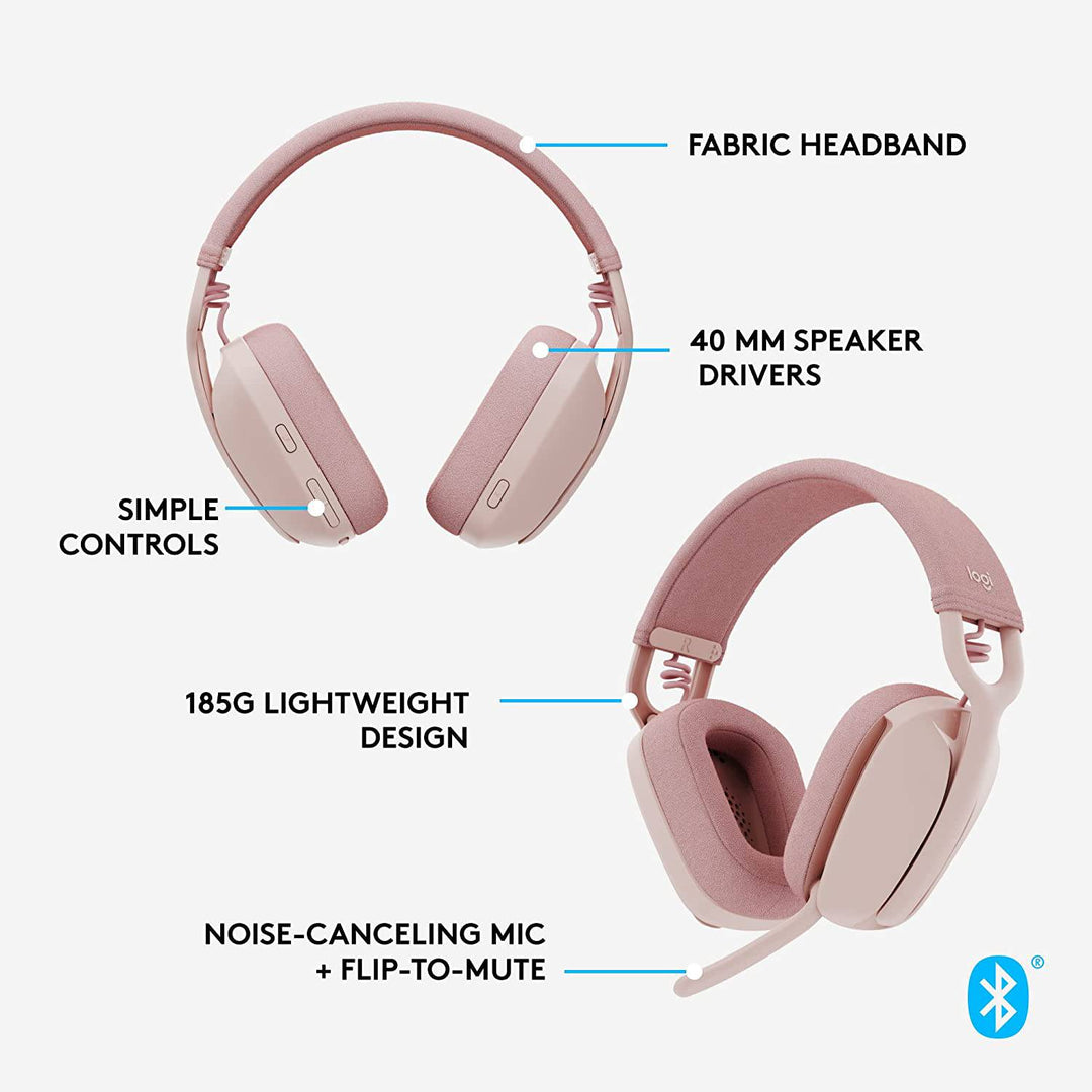 Audífonos Inalambricos Logitech zone vibe 100 BT 20H - Achorao