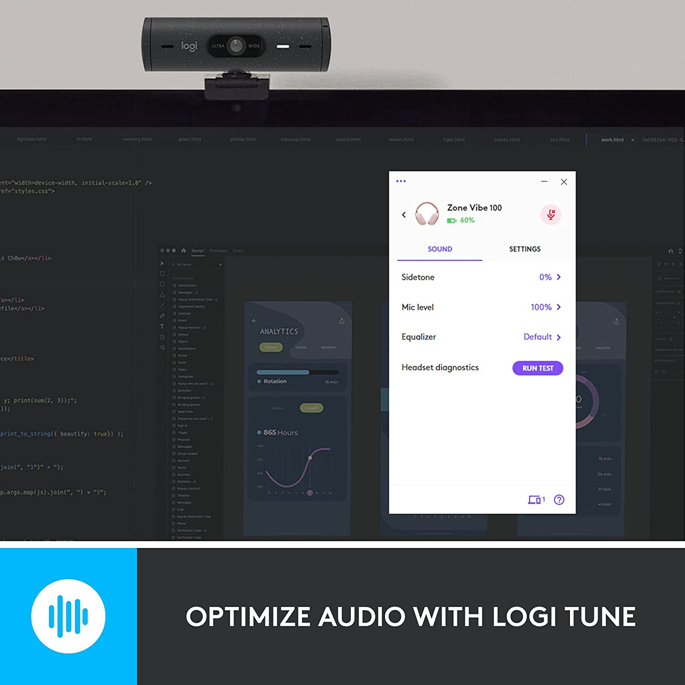 Audífonos Inalambricos Logitech zone vibe 100 BT 20H - Achorao