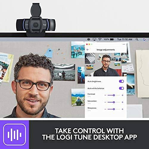 Webcam Logitech C920e FULL HD 1080P USB Plug and Play - Achorao