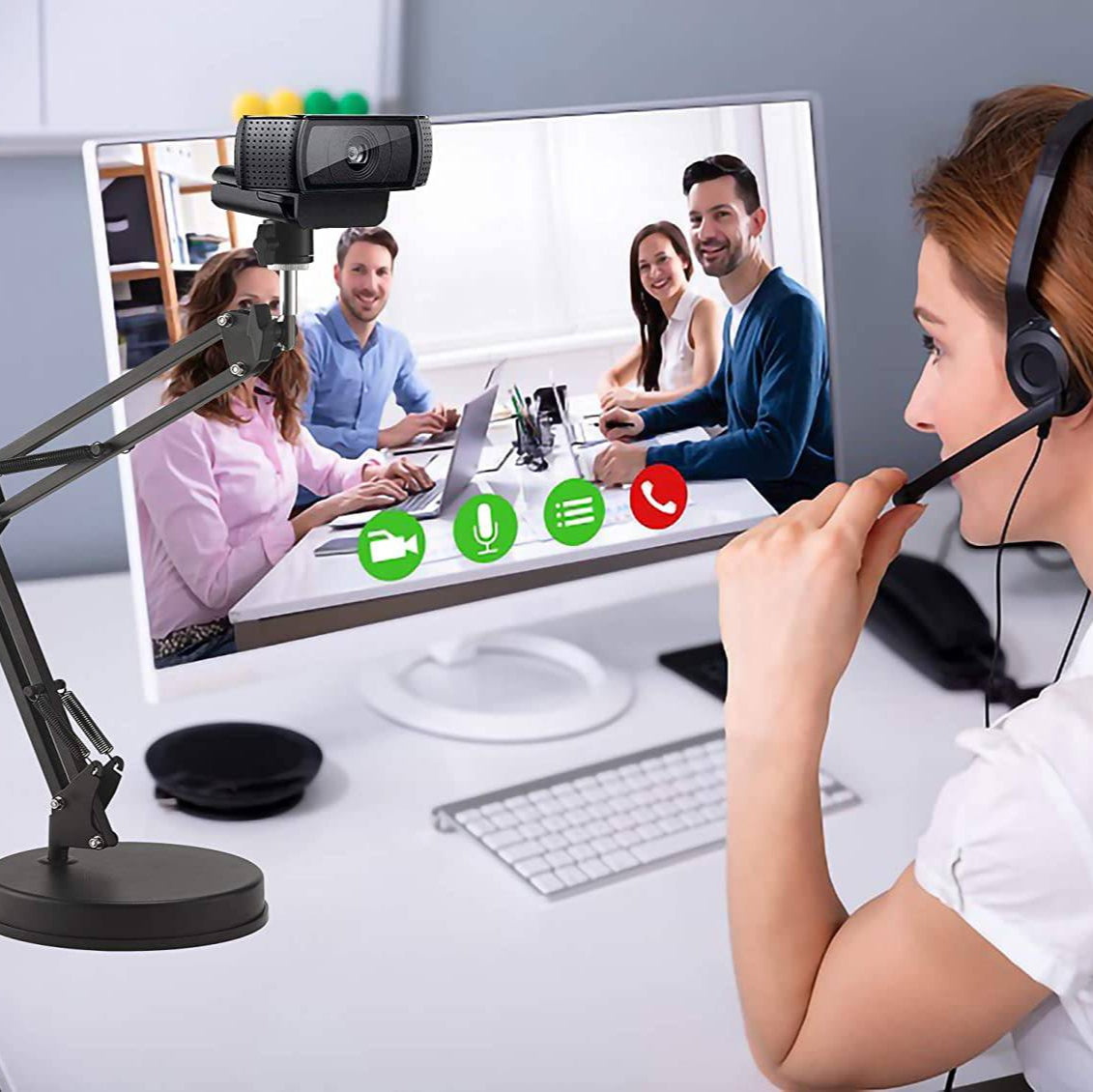 Webcam Logitech C925e Pro Full HD 1080P Certificado Microsoft - Achorao