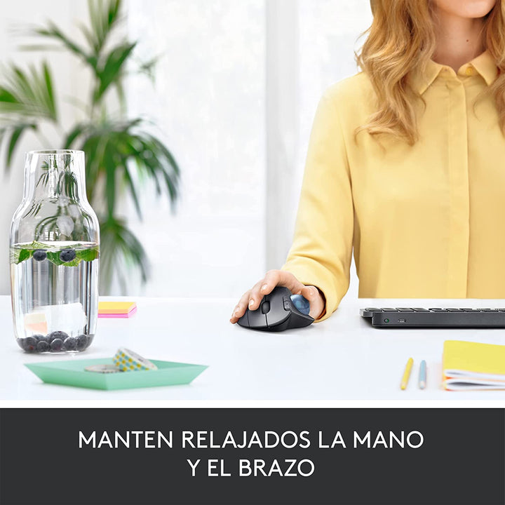 Mouse Logitech Ergo M575 TrackBall Inalámbrico Bluetooth(P163B) - Achorao