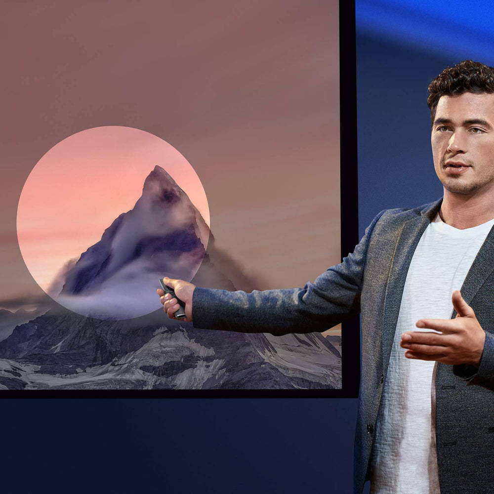 Puntero Logitech Spotlight inalámbrico 30m 2.4 GHz y Bluetooth, Receptor USB, PC/Mac/Android/iOS - Achorao