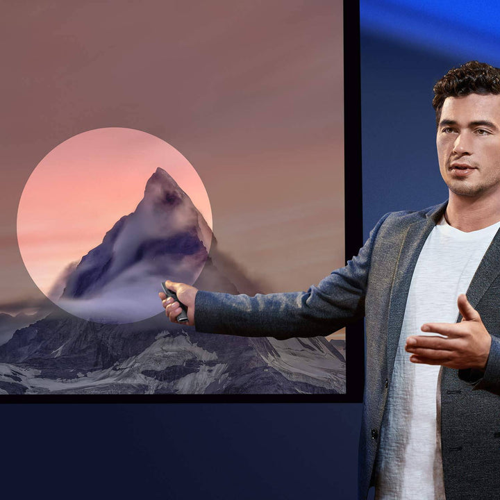 Puntero Logitech Spotlight inalámbrico 30m 2.4 GHz y Bluetooth, Receptor USB, PC/Mac/Android/iOS - Achorao