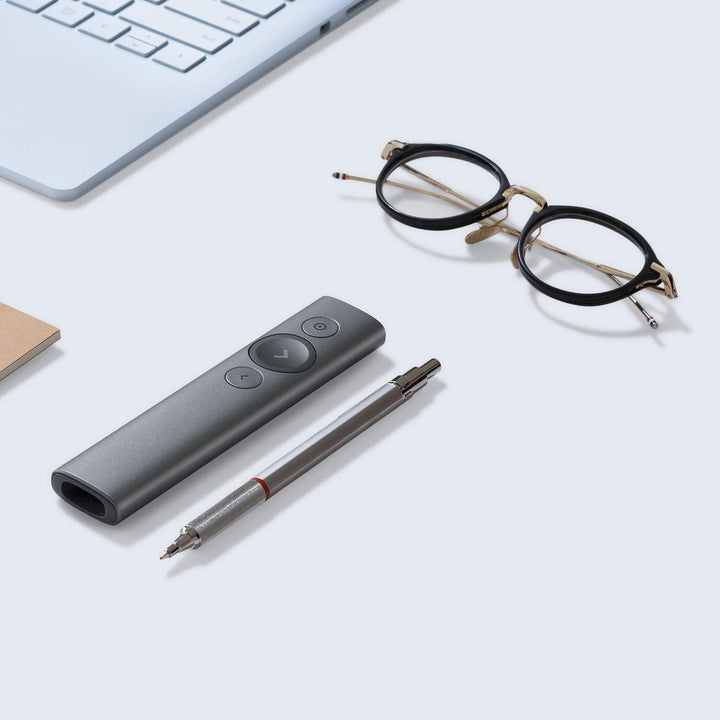 Puntero Logitech Spotlight inalámbrico 30m 2.4 GHz y Bluetooth, Receptor USB, PC/Mac/Android/iOS - Achorao