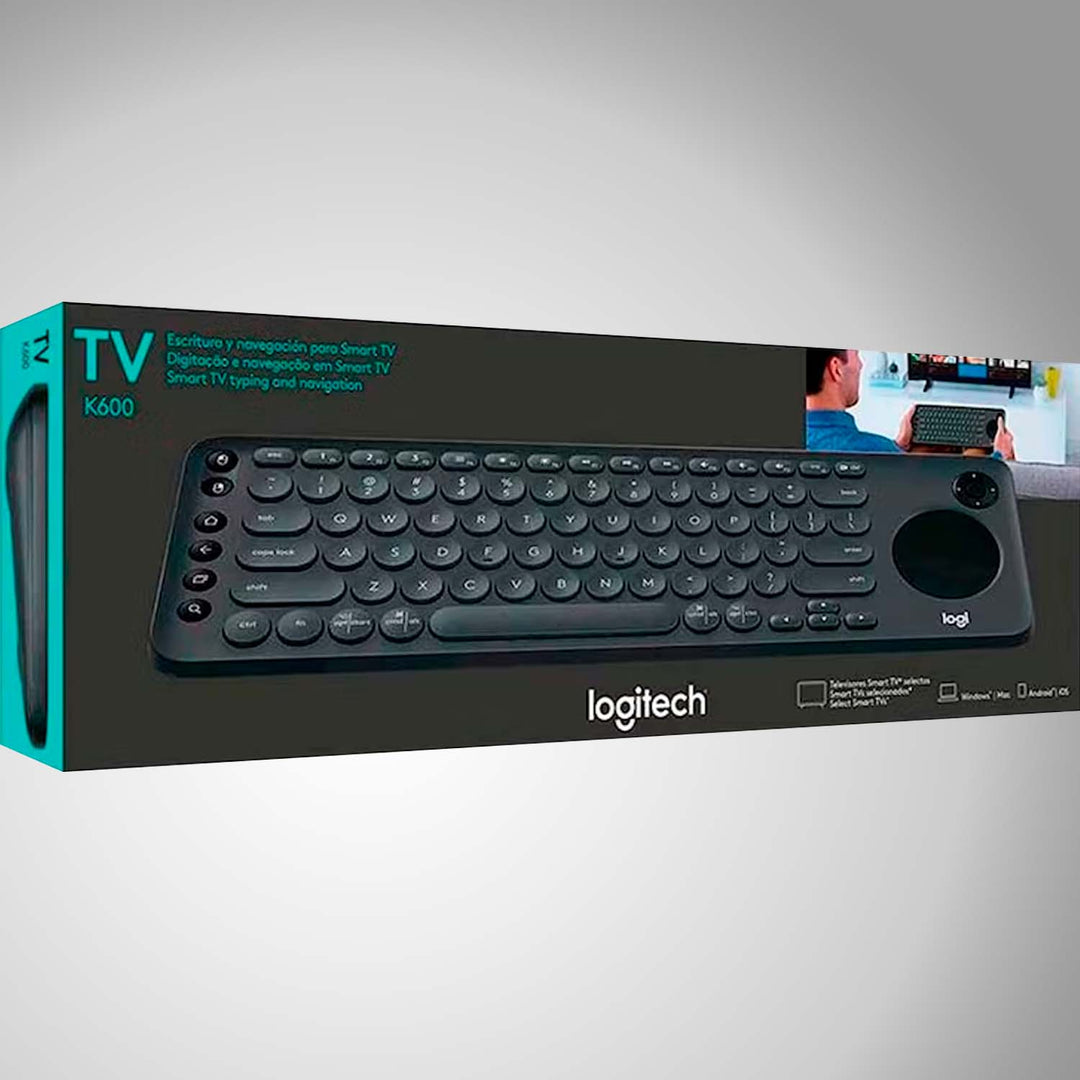 Teclado Logitech K600 Smart TV Inalámbrico USB Multimedia Touchpad - Achorao