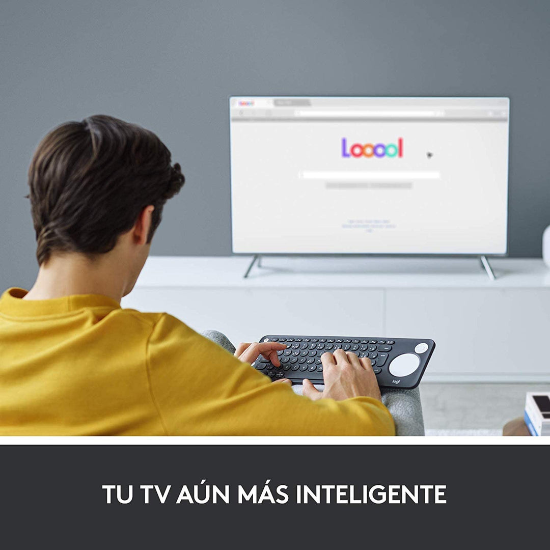 Teclado Logitech K600 Smart TV Inalámbrico USB Multimedia Touchpad - Achorao