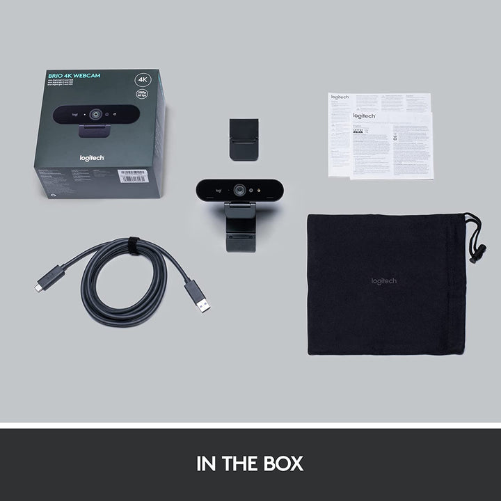Webcam Logitech Brio Ultra HD 4K PRO - Achorao