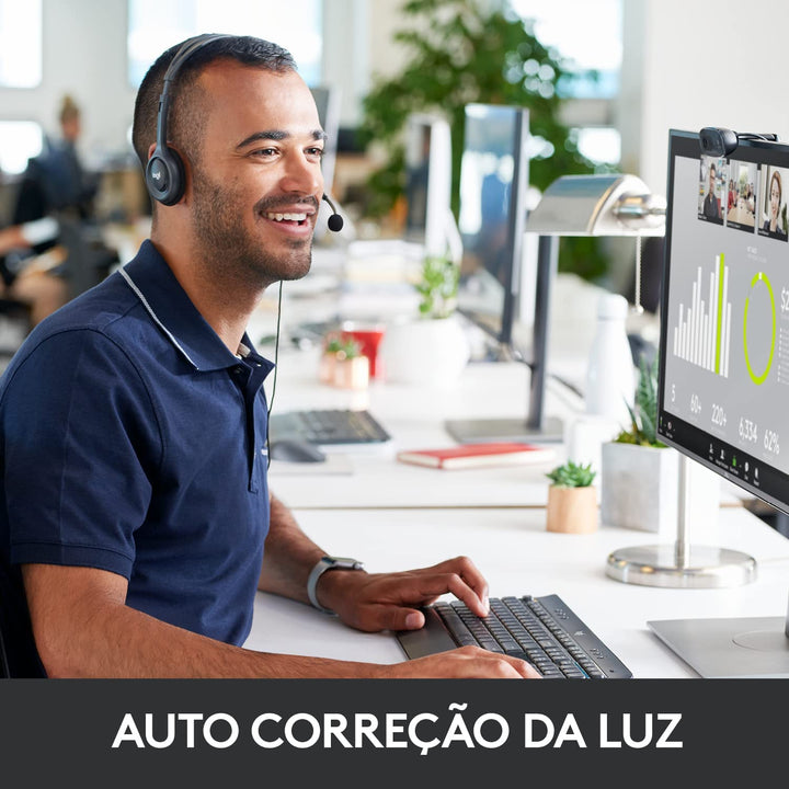 Webcam Logitech C270 / 720P / USB Plug and Play - Achorao