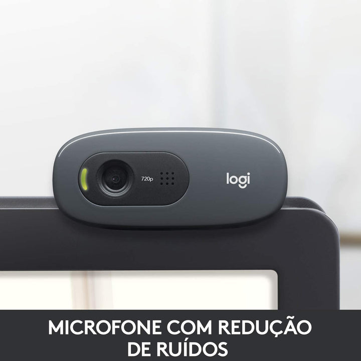 Webcam Logitech C270 / 720P / USB Plug and Play - Achorao
