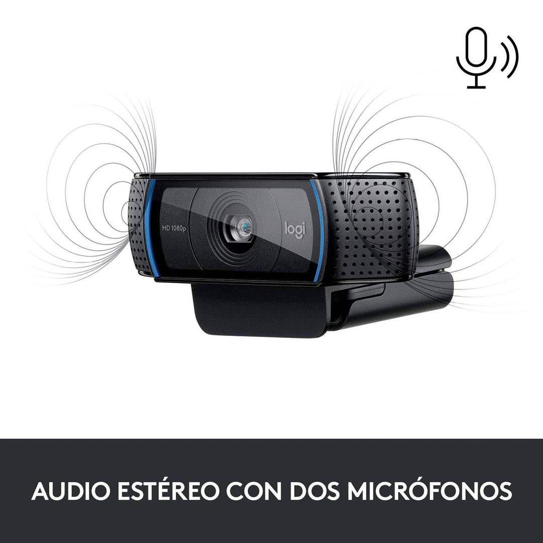 Webcam Logitech C920s PRO Full HD 1080P USB Plug and Play - Achorao