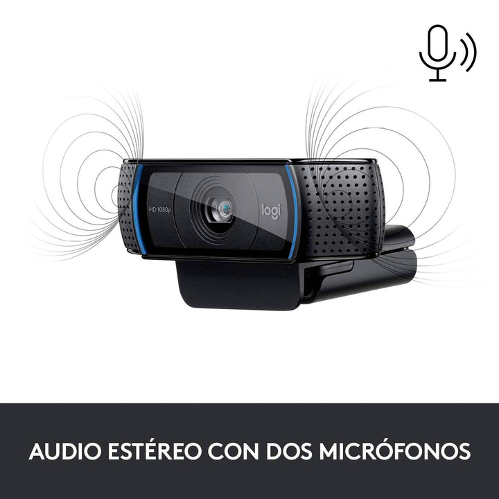 Webcam Logitech C920s PRO Full HD 1080P USB Plug and Play - Achorao