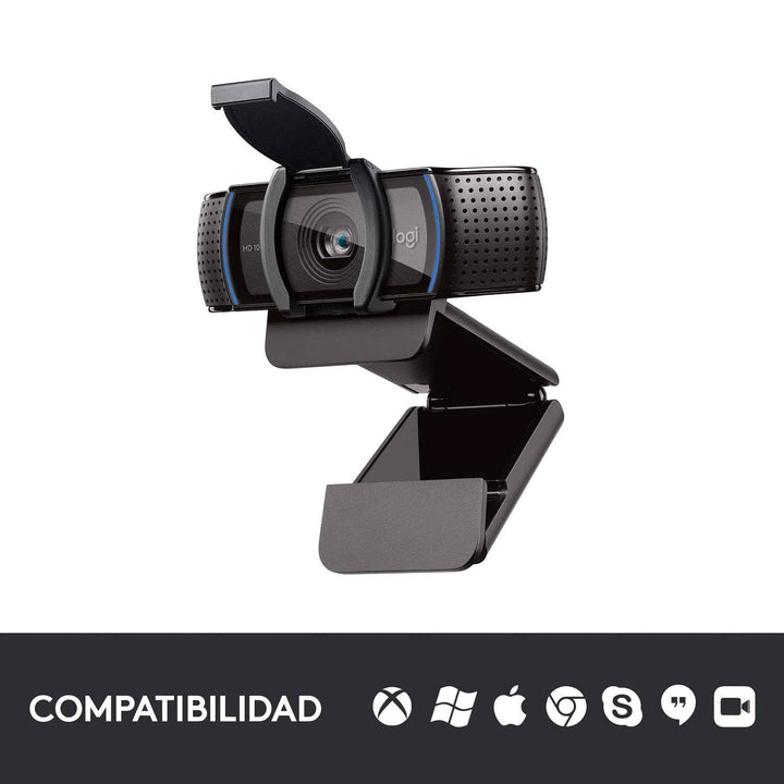 Webcam Logitech C920s PRO Full HD 1080P USB Plug and Play - Achorao