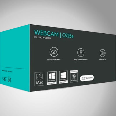 Webcam Logitech C925e Pro Full HD 1080P Certificado Microsoft - Achorao