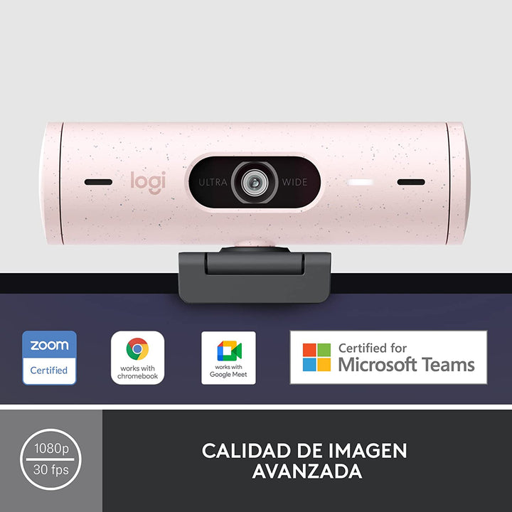 Webcam Logitech Brio 500 Full Hd 1080p - Achorao