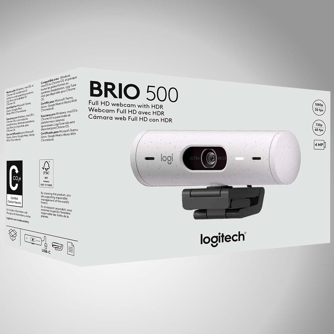 Webcam Logitech Brio 500 Full Hd 1080p Achorao