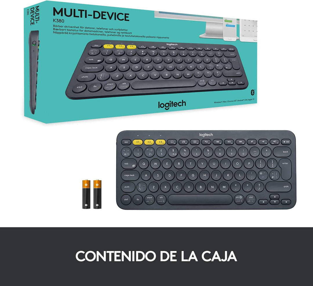 Clavier Bluetooth Logitech K380 – Multi-device – AZERTY Espagnol – Y-R0056