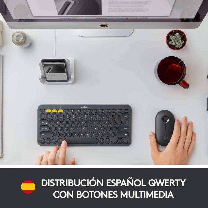 Teclado Logitech K380 Inalámbrico Multidispositivo Bluetooth - Achorao