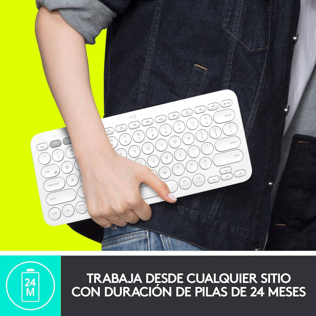 Teclado Logitech K380 Inalámbrico Multidispositivo Bluetooth - Achorao