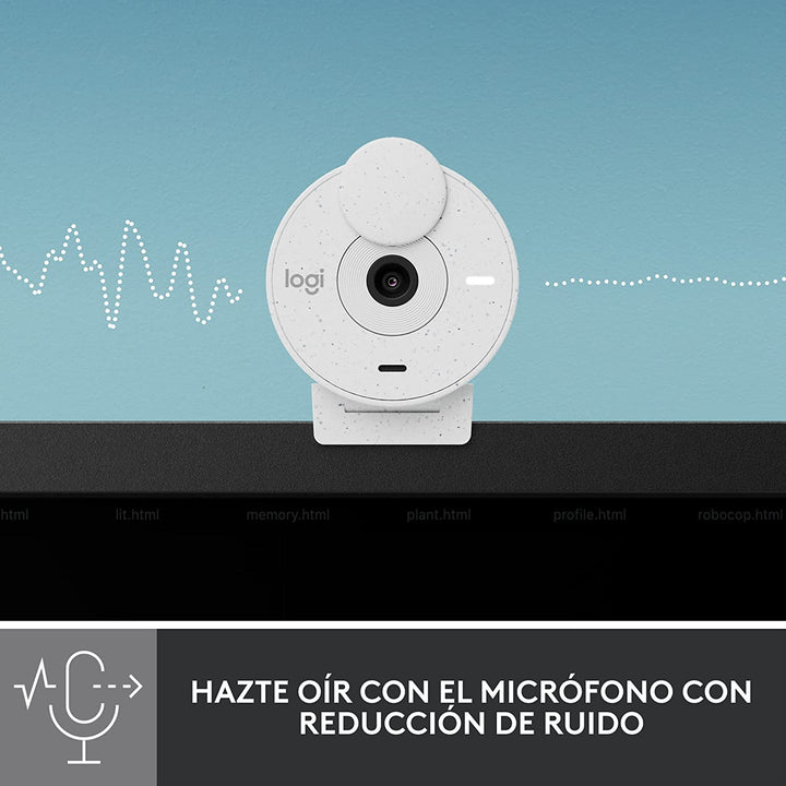 Webcam Logitech Brio 300 Fhd 1080p con Modo Privacidad - Achorao