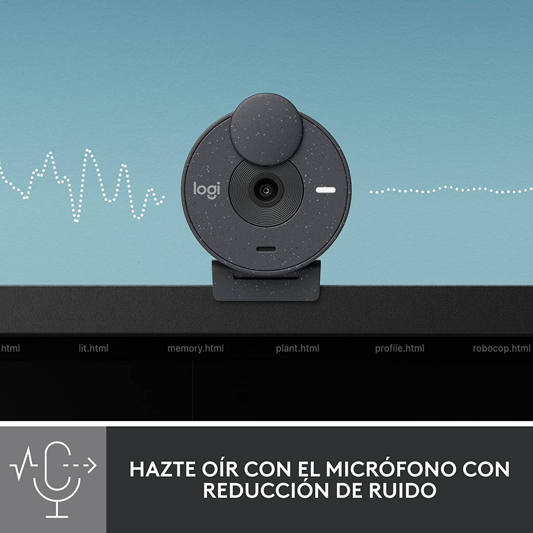 Webcam Logitech Brio 300 Fhd 1080p con Modo Privacidad - Achorao