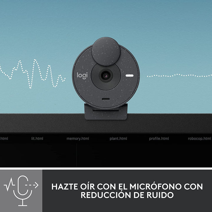 Webcam Logitech Brio 300 Fhd 1080p con Modo Privacidad - Achorao