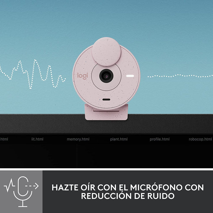 Webcam Logitech Brio 300 Fhd 1080p con Modo Privacidad - Achorao