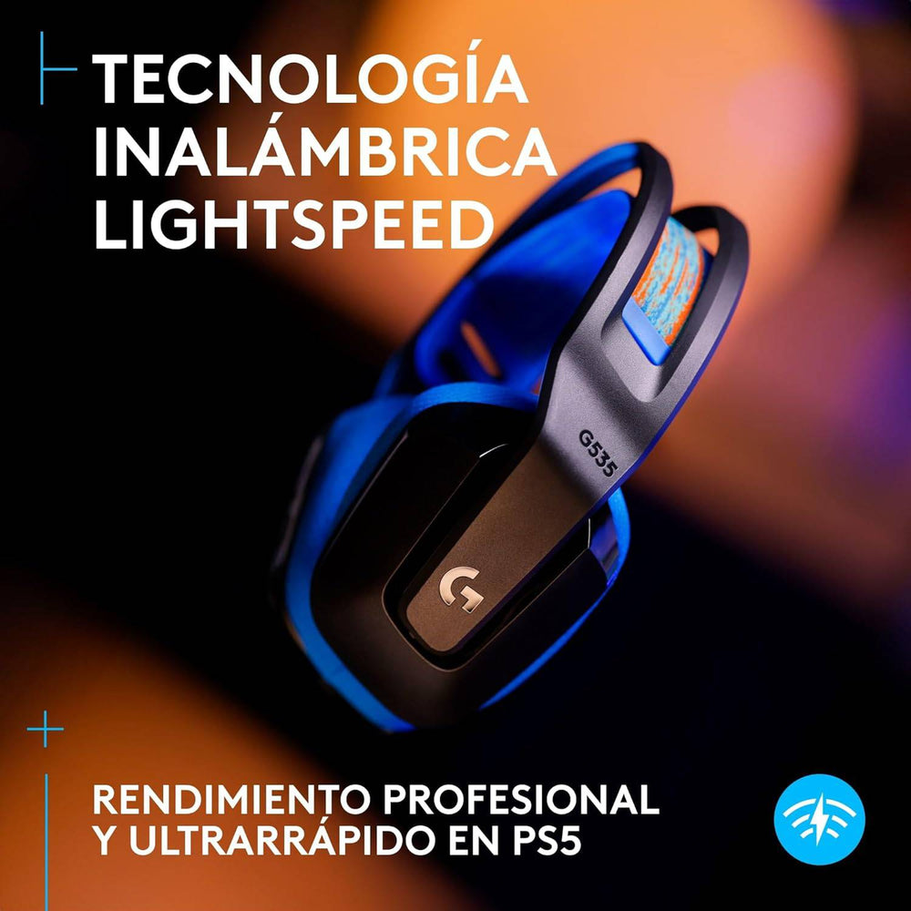 Audífonos Gamer Logitech G G535 Inalámbrico Lightspeed PS5/PS4/PC - Achorao