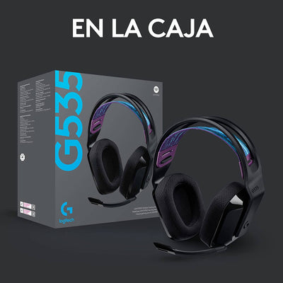 Audífonos Gamer Logitech G535 Inalámbrico Lightspeed 1ms - Achorao