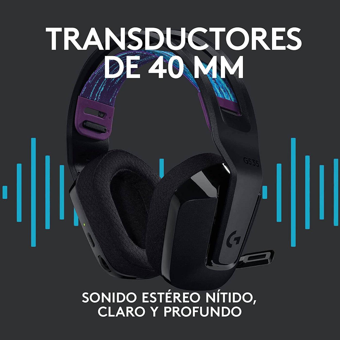 Audífonos Gamer Logitech G535 Inalámbrico Lightspeed 1ms - Achorao