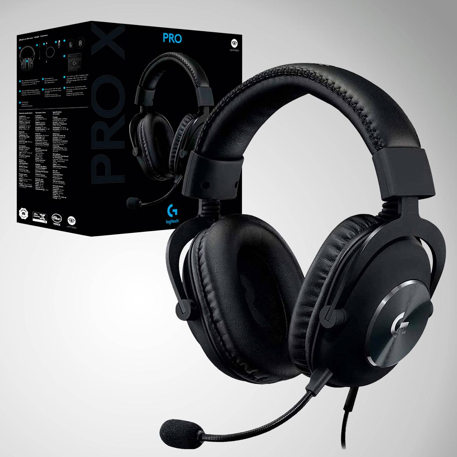 Audífonos Gamer Logitech G Pro X - 7.1 Blue Voice Material Premium