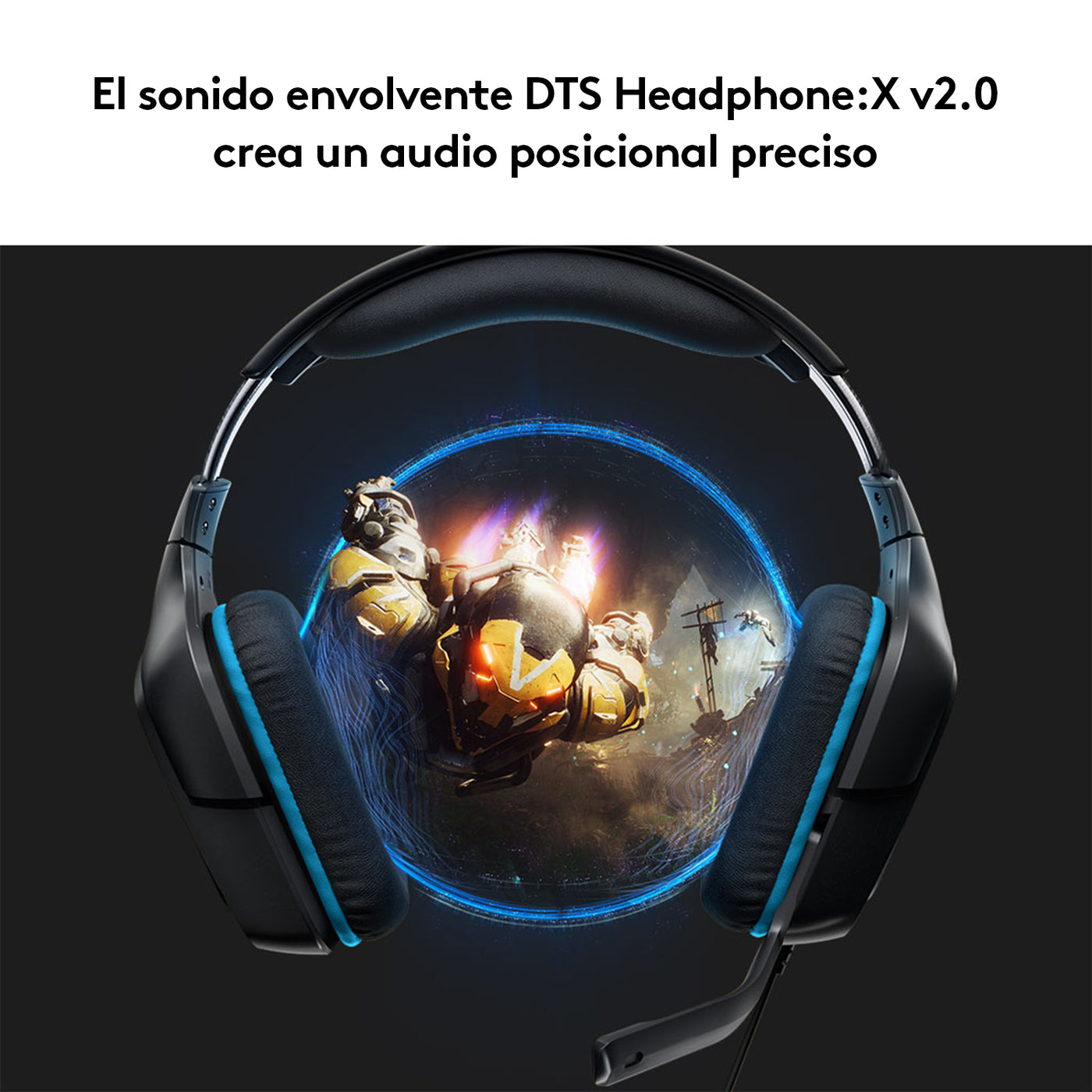 Audífonos Gamer USB Logitech G432 Tecnología DTS - Achorao