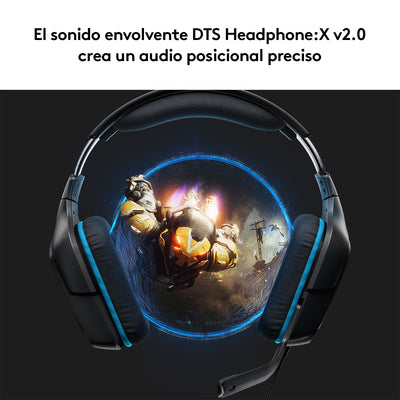 Audífonos Gamer USB Logitech G432 Tecnología DTS - Achorao