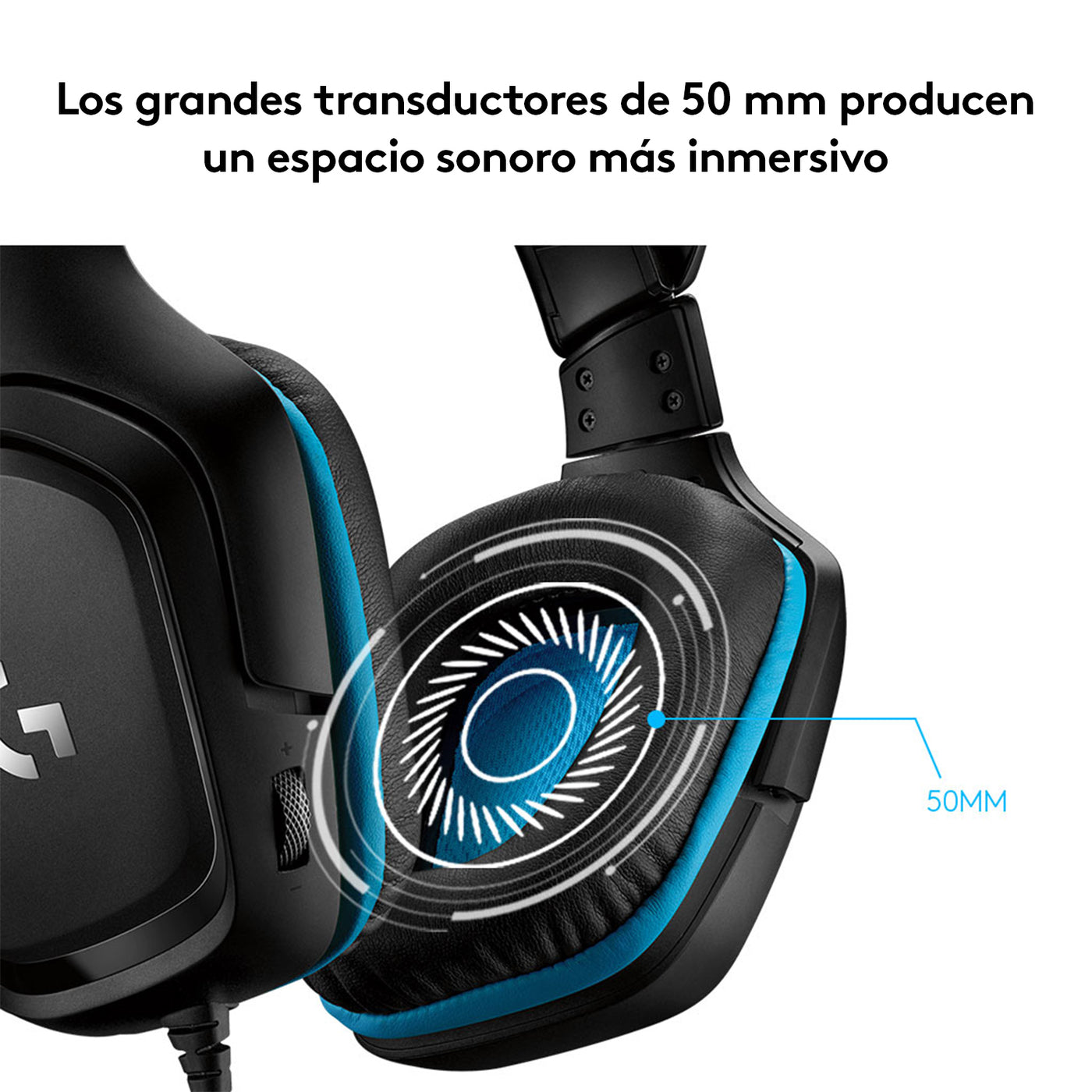 Audífonos Gamer USB Logitech G432 Tecnología DTS - Achorao