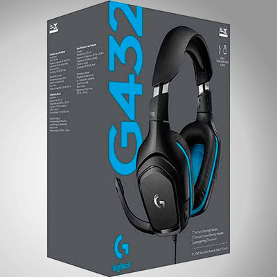 Audífonos Gamer USB Logitech G432 Tecnología DTS - Achorao