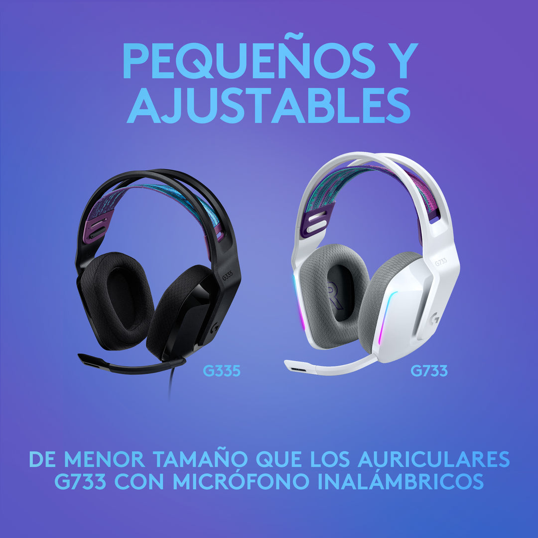 Audífonos Gamer Logitech G335 Ligero Colour Multidispositivo - Achorao