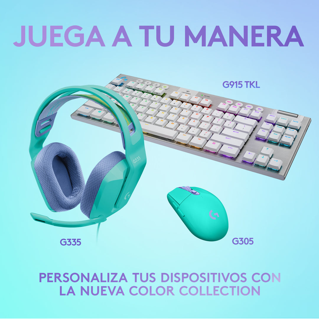 Audífonos Gamer Logitech G335 Ligero Colour Multidispositivo - Achorao