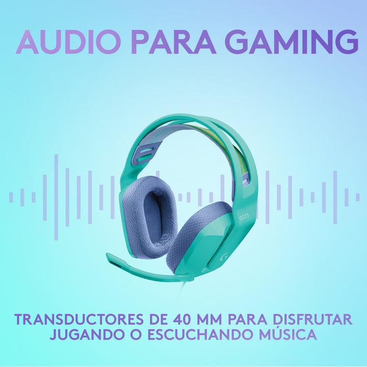 Audífonos Gamer Logitech G335 Ligero Colour Multidispositivo - Achorao