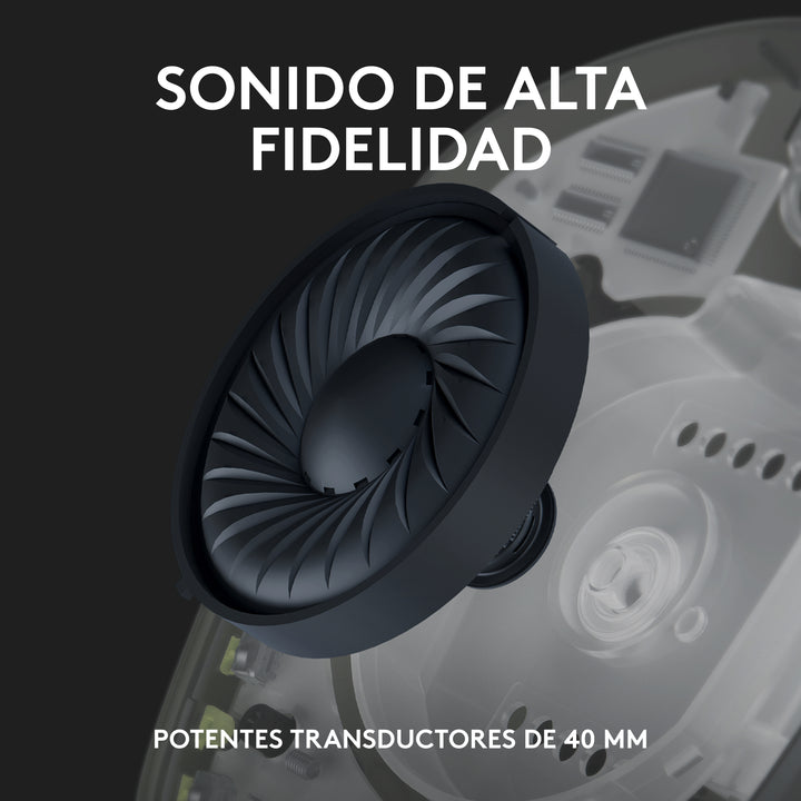 Audífonos Gamer Logitech G435 Inalámbricos Lightspeed / Bluetooth - Achorao
